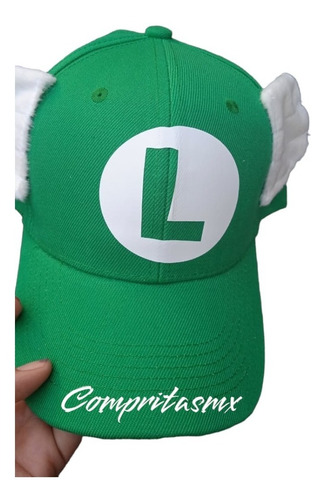 Gorra Mario Bro Luigi Con Alitas Bowser Peiche 3d Niño Adult