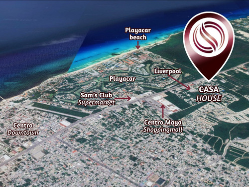 Casa Con Alberca Y Jacuzzi, En Residencial Privado, Venta Playa Del Carmen.