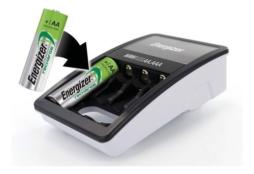 Cargador Pilas Recargables Energizer 4 Baterias Aa/aaa Xtr C
