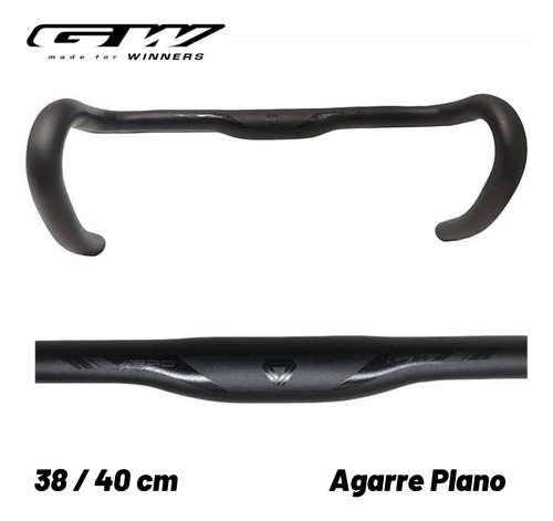 Manubrio Para Bicicleta De Ruta Plato Oversize Gw