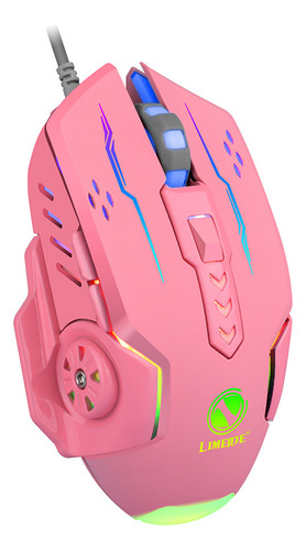 D Ratón Ergonómico Con Cable Usb Con Dpi Ajustable Y