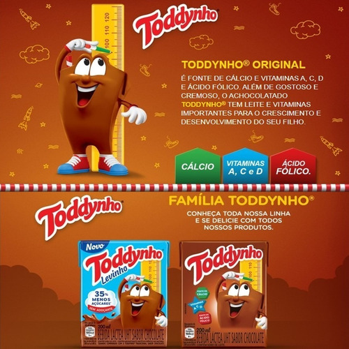 Bebida Lactea Achocolatado Toddynho 200ml