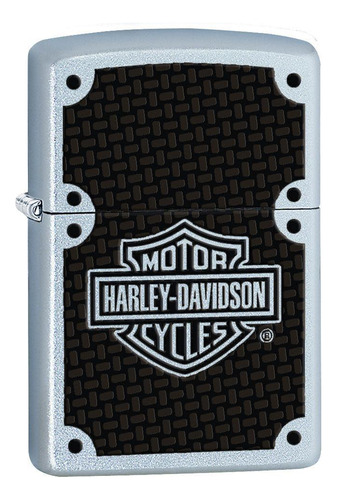 Encendedor Zippo 24025 Harley Davidson de fibra de carbono con líquido