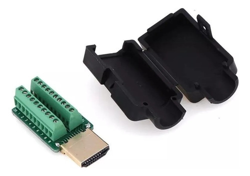 Conector Hdmi Sin Soldadura, Con Cubierta Térmica