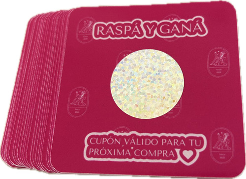 Raspaditas P/emprendedores - X50 Unidades - Personalizadas