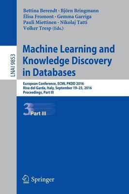 Libro Machine Learning And Knowledge Discovery In Databas...