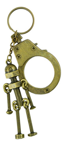 Paquete De 2-4 Llaveros Con Colgante De Robot Con Tornillo