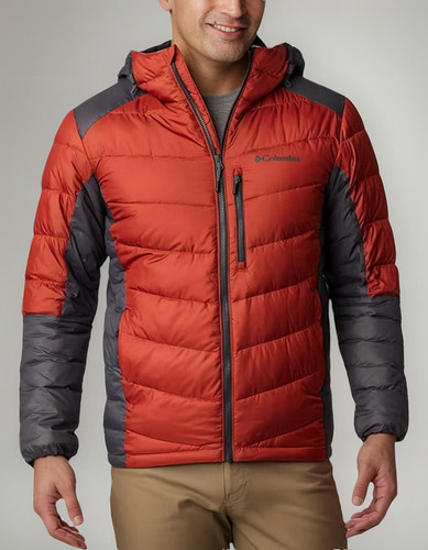Campera Columbia Hombre Con Capucha Térmica Labyrinth Loop