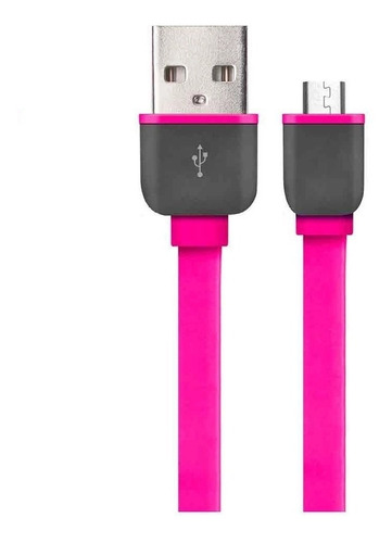 Cabo Usb 2.0 X Micro Usb 5 Pinos 1m Multilaser | Wi298-rosa