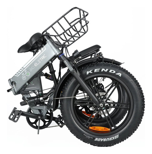 Bicicleta Elétrica Com Cesta 1000w Autonomia 50km Até 150kg