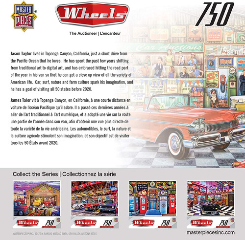 Masterpieces Wheels Rompecabezas, A Tu Servicio, The Auction