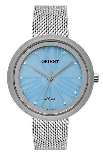 Relógio Orient Feminino Fbss0075 A3sx Azul Analogico 
