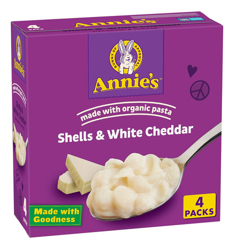 Macarrones Annie's Orgánicos Queso Cheddar Blanco