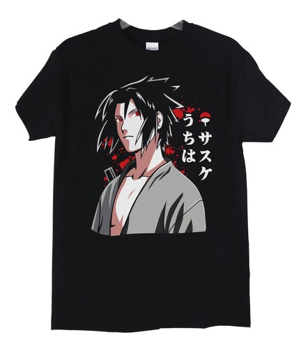 Polera Naruto Sasuke Uchiha Kimono Anime Poleradicto