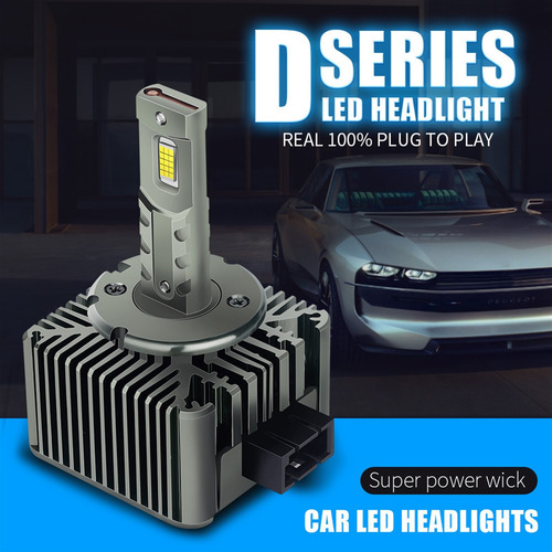 2 Faros Delanteros De Xenón Enchufables D8s A Led.