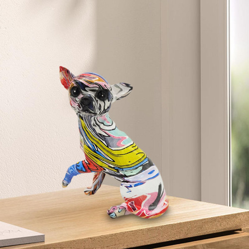Ornamento De Cachorros De Chihuahua De Graffiti Estilo A