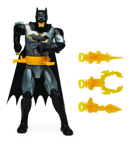 Muñeco Articulado Batman Deluxe Cinturon Luz Sonido Manias