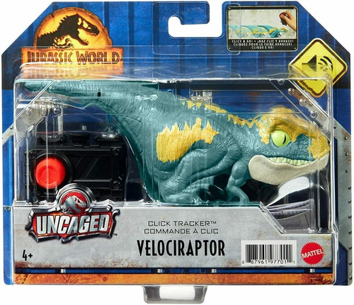 Jurassic World Velociraptor Click & Go Sonido Y Movimiento