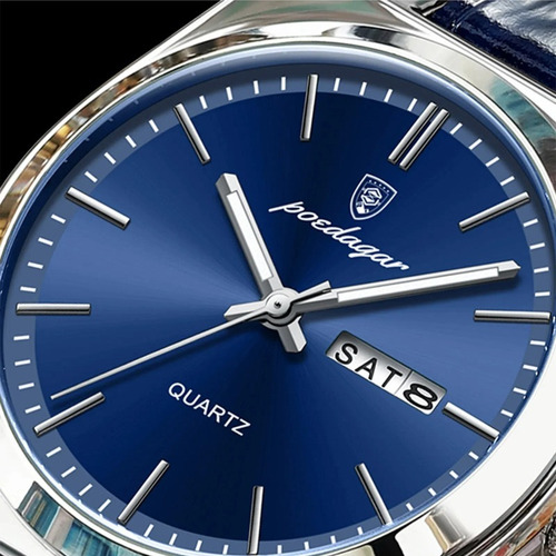 Reloj Poedagar Calendar Luminous A Prueba De Agua