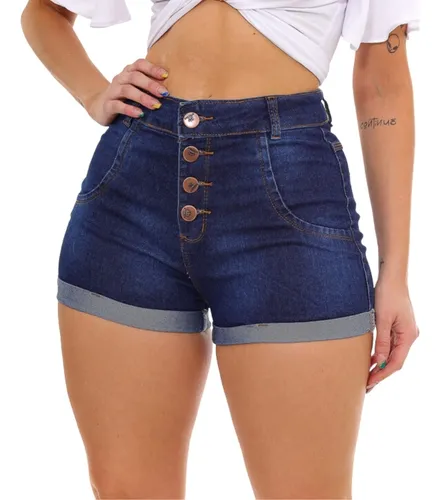 Short jeans cintura hotsell alta anos 80