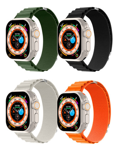 Correas Para Apple Watch Ultra 4pack Serie 8/7/6/5/4/3/2/1