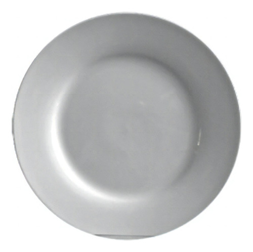 Plato Postre D20cm Blanco Porcelana Selecta Set X6