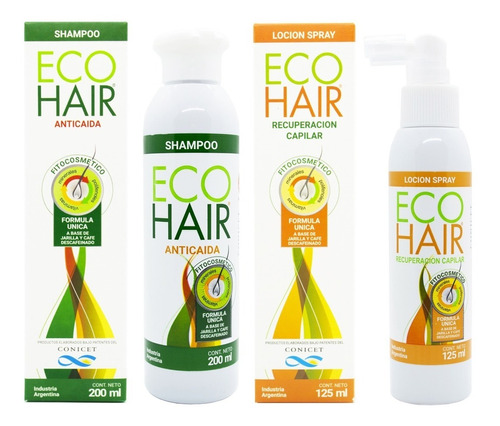 Eco Hair Shampoo + Loción Anticaída Crecimiento Local