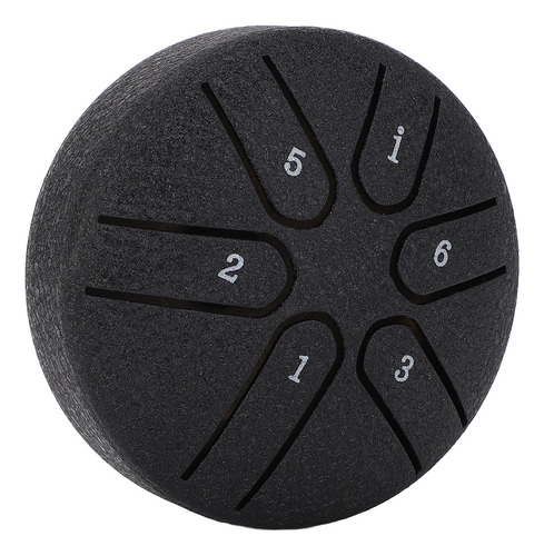 Tambor Worry Drum De 6 Notas Con Lengüeta De Acero, 3 Pulgad
