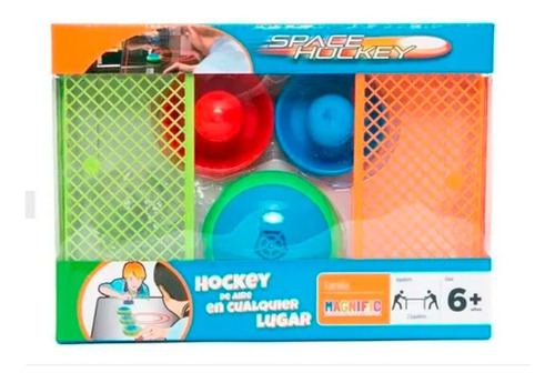 Juego De Mesa Space Hockey Con Aire Deslizante Magnific