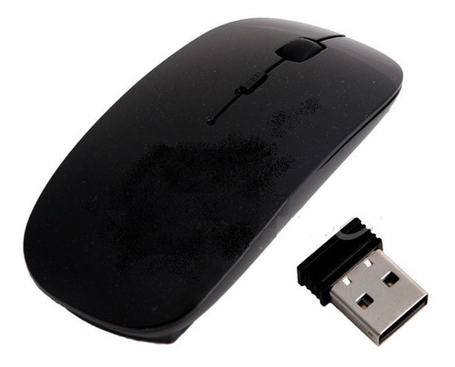 Mouse Inalámbrico Óptico Ultra-delgado Usb, 2,4ghz, 1600 Dpi