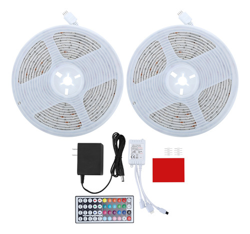 Tira De Cinta Led Rgb, 10 M, 44 Teclas, Control Remoto