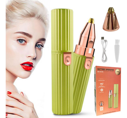 Eliminador De Vello Facial 2 En 1 V Para Mujer, Usb Rec 3004