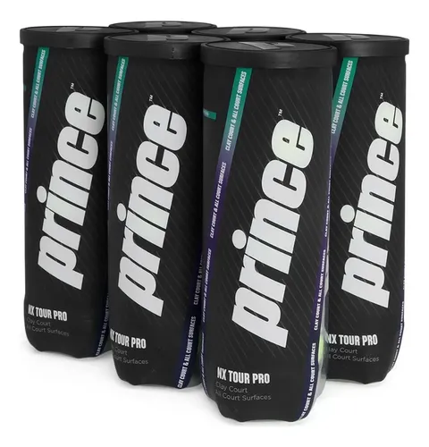 Bola De Tênis Prince Nx Tour Pro Pack Com 06 Tubos