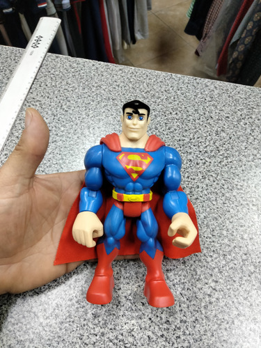 Dc Superman, Rescue Heroes World Action, Fisher-price!! (Usado)