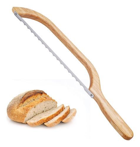 Zerymhan Cuchillo De Pan De Masa Madre De Madera, Cortador D