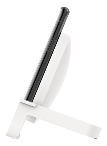Imagen 3 de 10 de Cargador Inalambrico Belkin Stand 10w Qi Ios Android Blanco