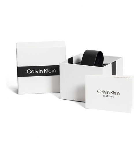 Reloj Para Dama Calvin Klein 25200188 Dorado 30 Mm Bisel Plateado
