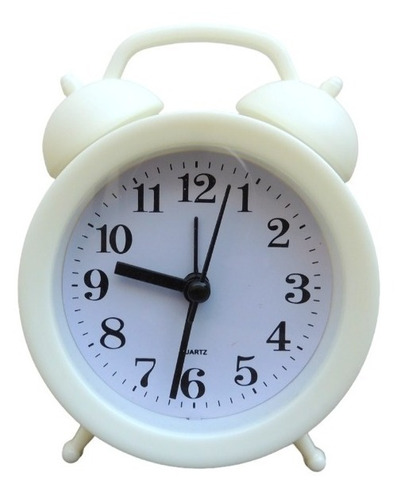 Reloj Despertador Análogo Elegante Ovalado Para Niños
