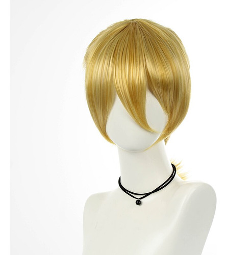 Simulación De Cabello Peluca De Anime Cos Rin Len