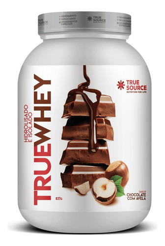 True Whey Protein Chocolate Com Avelã True Source 837g