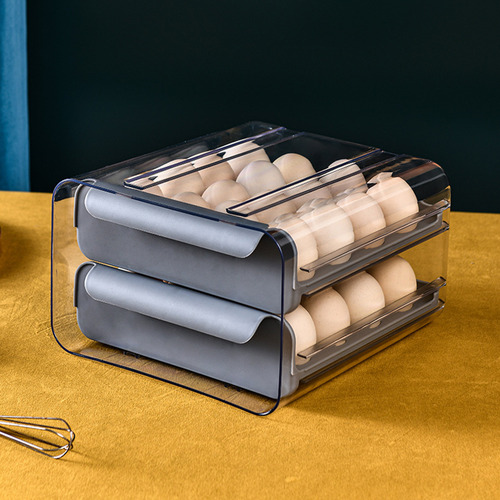 Caja De Almacenamiento Tipo Cajón, Organizador De Huevos Y H