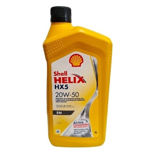 Aceite 20w50 Mineral, Marca Shell Helix 