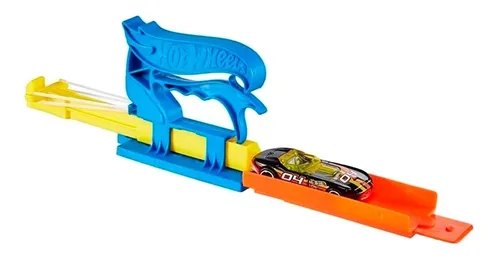Hot Wheels Lanzador De Bolsillo Con Auto Original Mattel