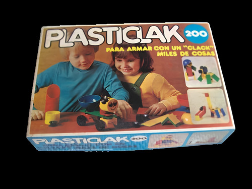 Juguete Vintage De Armar . Plasticlak 200. Argentino En Caja