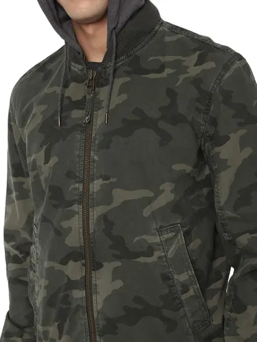 Chaqueta American Eagle Camuflaje Bomber Hombre