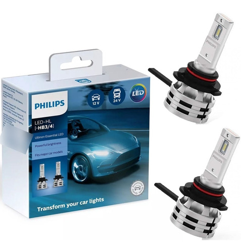 Kit Lamparas Cree Led Hb4 Hb3 Philips 6500k 12v 24v 24w