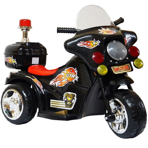 Mini Moto Elétrica Triciclo Infantil 4 Cores 6,0v Inmetro