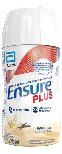 Ensure Plus Hn Liquido X 220ml - mL a $44