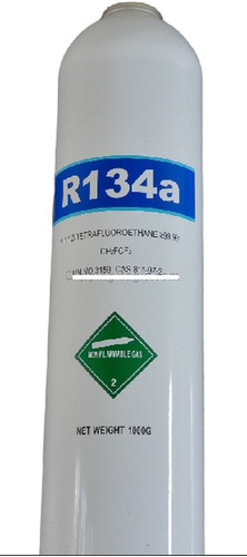 Refrigerante R-134a Botella 1 Kg.