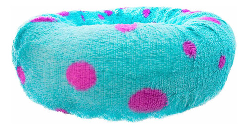 Cama Monster Para Perro Color Azul Con Base Antideslizante